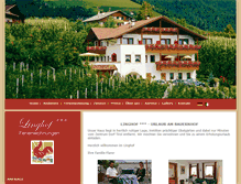 Tablet Screenshot of linghof.com